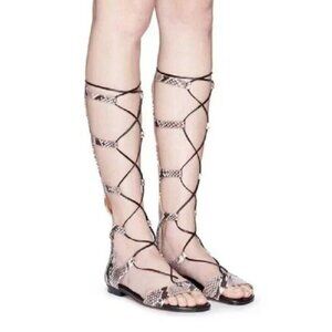 NWOB Michael Michael Kors Sofia Leather Gladiator Sandal